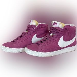 Pink Nike Blazers
